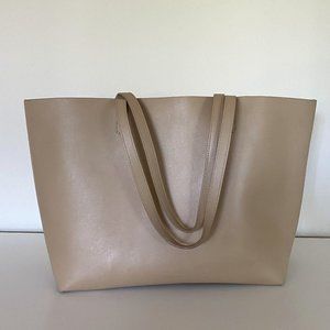 Mansur Gavriel Beige Large Tote Bag